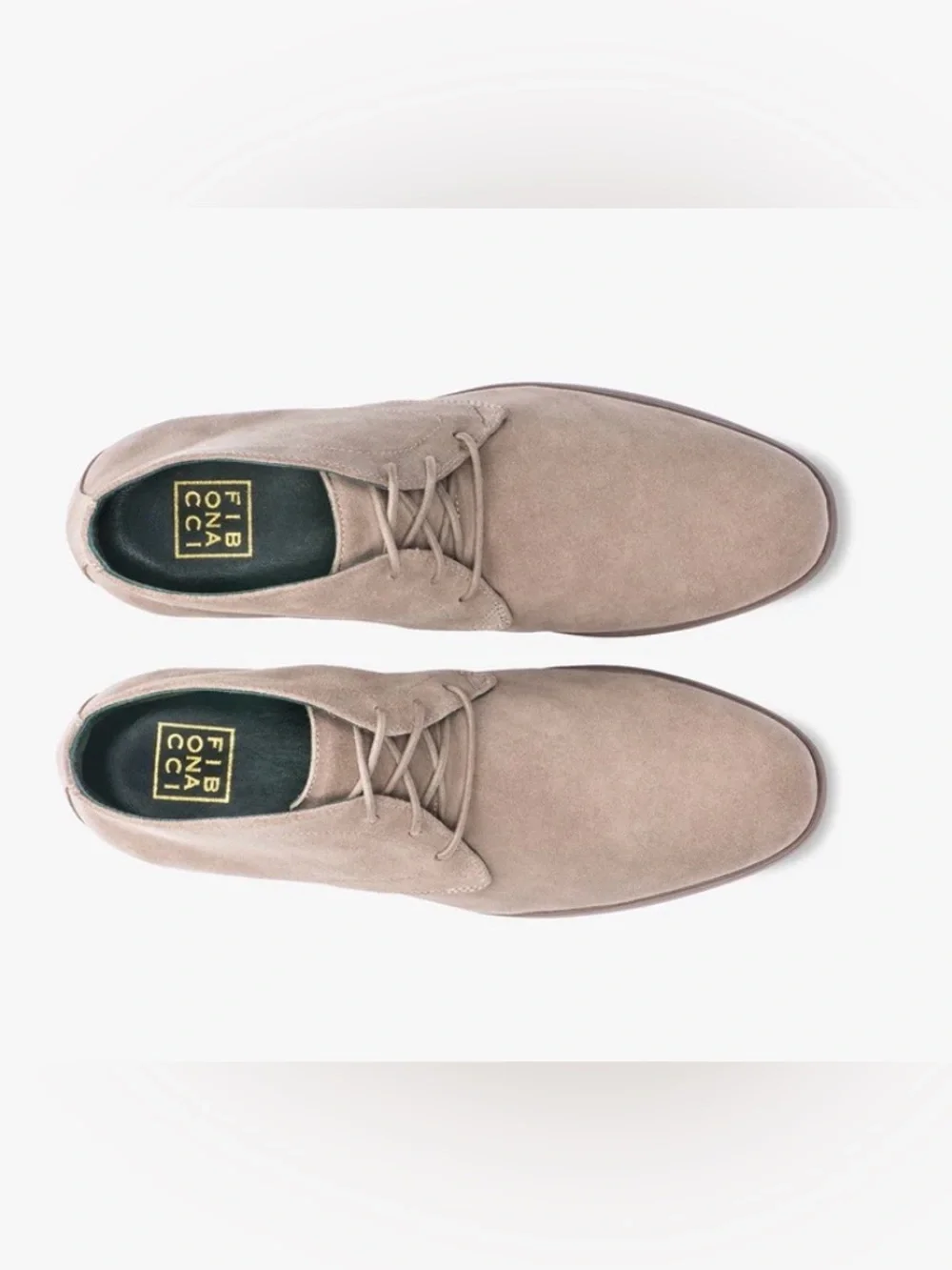 Men's Fibonacci Aabbacis Premium Suede Chukka Boots in Stone size 9